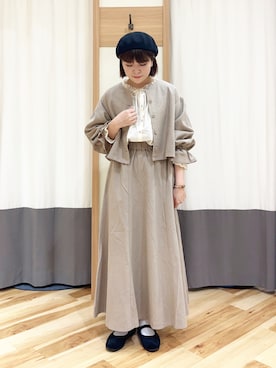 ㋐ ㋳ ㋕ さん（レディース・155cm）の秋コーディネート