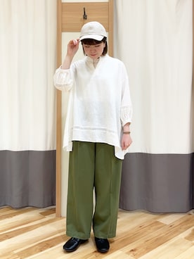 「Samansa Mos2（サマンサ モスモス）のアイテム（シューズ）」を使った、㋐ ㋳ ㋕ さん（レディース・155cm）の春コーディネート