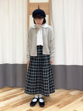 「アイテム（ドレスシューズ）」を使った、㋐ ㋳ ㋕ さん（レディース・155cm）の冬コーディネート