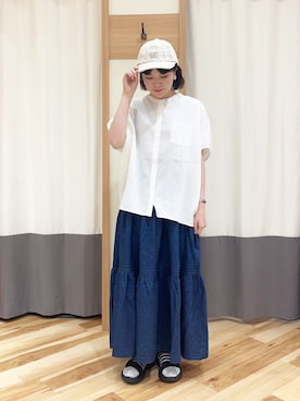 ㋐ ㋳ ㋕ さん（レディース・155cm）の夏コーディネート