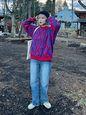 mi-koさん（レディース・157cm）の冬コーディネート