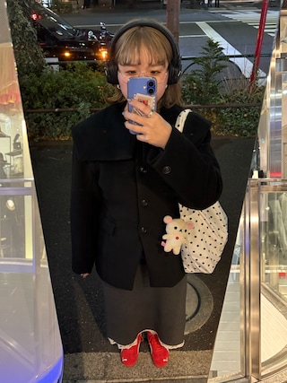 GIUNON（ジウノン）の「big collar coat / ビッグカラーコート