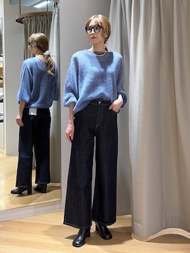 「BARNYARDSTORM」｜みかさん（レディース・174cm）の冬コーディネート