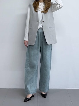 「BARNYARDSTORM（バンヤードストーム）のアイテム」を使った、みかさん（レディース・174cm）の冬コーディネート