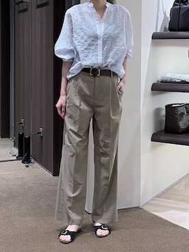 「PLAKTON（プラクトン）のアイテム」を使った、みかさん（レディース・174cm）の夏コーディネート