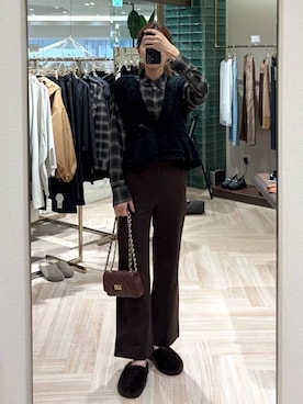 「MILOS（ミロス）のアイテム」を使った、みかさん（レディース・174cm）の秋コーディネート
