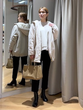 「Beau're（ヴュレ）のアイテム」を使った、みかさん（レディース・174cm）の冬コーディネート