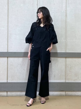 「アイテム（オールインワン・サロペット）」を使った、みかさん（レディース・174cm・30代）の夏コーディネート