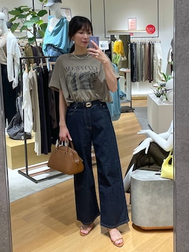 「アイテム（ボストンバッグ）」を使った、みかさん（レディース・174cm・30代）の夏コーディネート