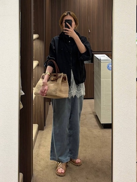 「BARNYARDSTORM（バンヤードストーム）のアイテム（トップス）」を使った、みかさん（レディース・174cm）の春コーディネート