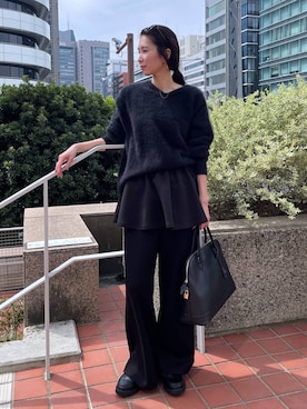 「アイテム（スウェットパンツ）」を使った、みかさん（レディース・174cm・30代）の秋コーディネート