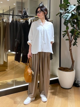 「アイテム（ハンドバッグ）」を使った、みかさん（レディース・174cm）の夏コーディネート