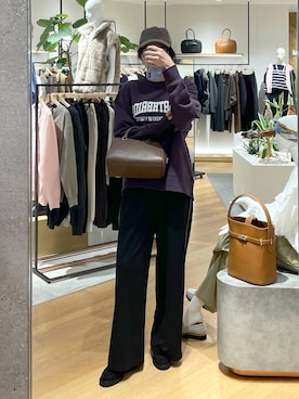 「アイテム（サングラス）」を使った、みかさん（レディース・174cm）の秋コーディネート