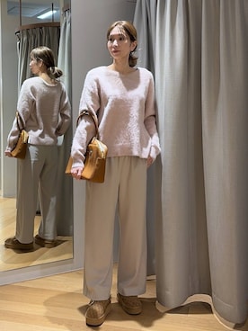 「BARNYARDSTORM」｜みかさん（レディース・174cm）の冬コーディネート