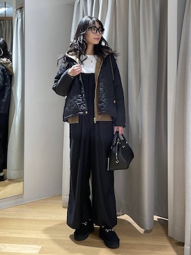 「アイテム（サロペット/オーバーオール）」を使った、みかさん（レディース・174cm・30代）の秋コーディネート