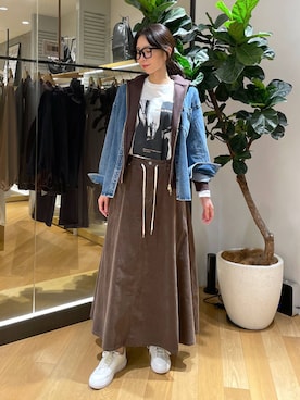 「アイテム（パーカー）」を使った、みかさん（レディース・174cm・30代）の夏コーディネート