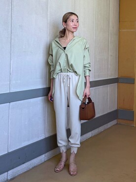 「BARNYARDSTORM（バンヤードストーム）のアイテム（その他シューズ）」を使った、みかさん（レディース・174cm）の夏コーディネート