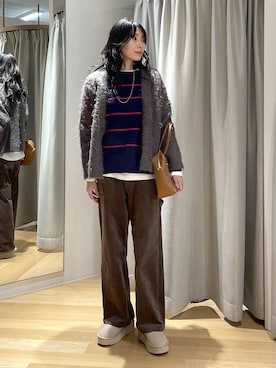 「アイテム（スリッポン）」を使った、みかさん（レディース・174cm・30代）の秋コーディネート