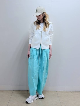 「BARNYARDSTORM（バンヤードストーム）のアイテム（キャップ）」を使った、みかさん（レディース・174cm）の春コーディネート