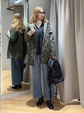 「アイテム（バックパック/リュック）」を使った、みかさん（レディース・174cm・30代）の冬コーディネート