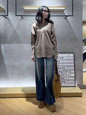 「アイテム（スリッポン）」を使った、みかさん（レディース・174cm・30代）の秋コーディネート