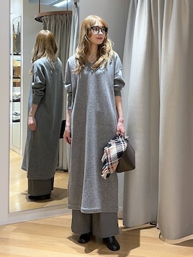 「BARNYARDSTORM」｜みかさん（レディース・174cm）の冬コーディネート