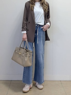 「BARNYARDSTORM（バンヤードストーム）のアイテム」を使った、みかさん（レディース・174cm）の冬コーディネート