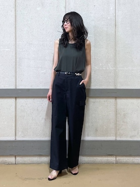 「アイテム（ベルト）」を使った、みかさん（レディース・174cm・30代）の夏コーディネート