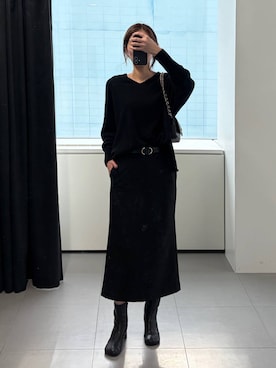「MILOS（ミロス）のアイテム」を使った、みかさん（レディース・174cm）の秋コーディネート