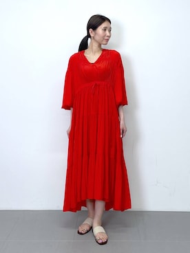 「アイテム（ワンピース/ドレス）」を使った、みかさん（レディース・174cm・30代）の春コーディネート