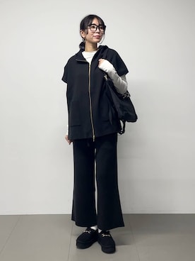 「アイテム（バックパック/リュック）」を使った、みかさん（レディース・174cm・30代）の秋コーディネート