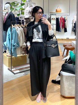 「アイテム（バングル/リストバンド）」を使った、みかさん（レディース・174cm・30代）の秋コーディネート