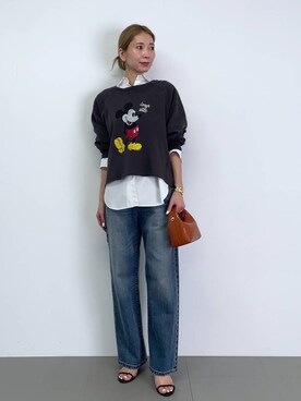 「BARNYARDSTORM（バンヤードストーム）のアイテム（その他シューズ）」を使った、みかさん（レディース・174cm）の秋コーディネート