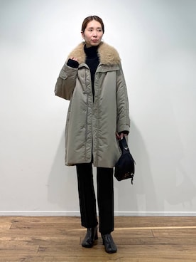 「upperhights（アッパーハイツ）のアイテム」を使った、みかさん（レディース・174cm）の秋コーディネート