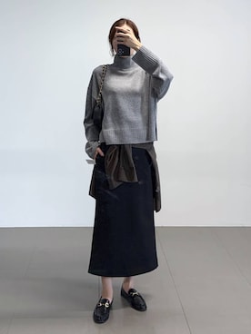 「MILOS（ミロス）のアイテム」を使った、みかさん（レディース・174cm）の秋コーディネート