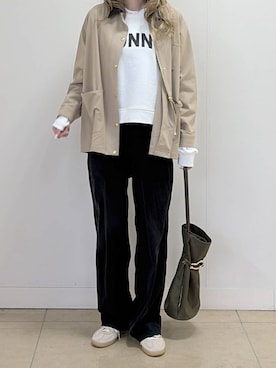 「BARNYARDSTORM（バンヤードストーム）のアイテム」を使った、みかさん（レディース・174cm）の冬コーディネート