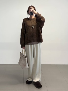 「BARNYARDSTORM（バンヤードストーム）のアイテム（アクセサリー）」を使った、みかさん（レディース・174cm）の秋コーディネート
