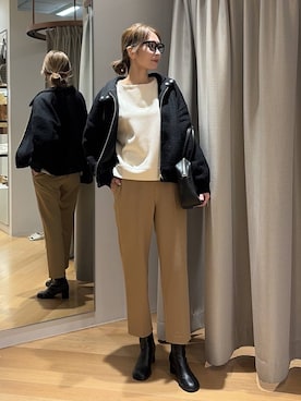 「アイテム（ハンドバッグ）」を使った、みかさん（レディース・174cm・30代）の冬コーディネート