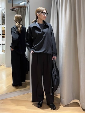 「アイテム（シャツ/ブラウス）」を使った、みかさん（レディース・174cm・30代）の冬コーディネート