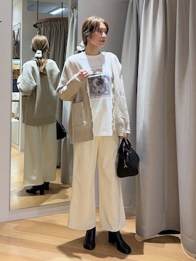 「BARNYARDSTORM」｜みかさん（レディース・174cm）の冬コーディネート