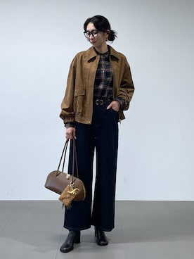 「アイテム（ジャケット/アウター）」を使った、みかさん（レディース・174cm・30代）の夏コーディネート