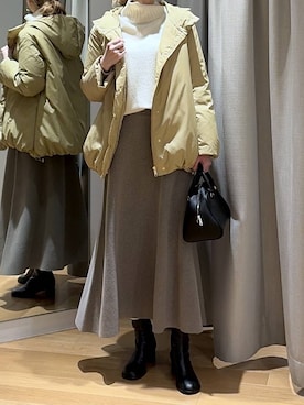 「BARNYARDSTORM（バンヤードストーム）のアイテム」を使った、みかさん（レディース・174cm）の冬コーディネート