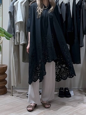 「PLAKTON（プラクトン）のアイテム」を使った、みかさん（レディース・174cm）の夏コーディネート