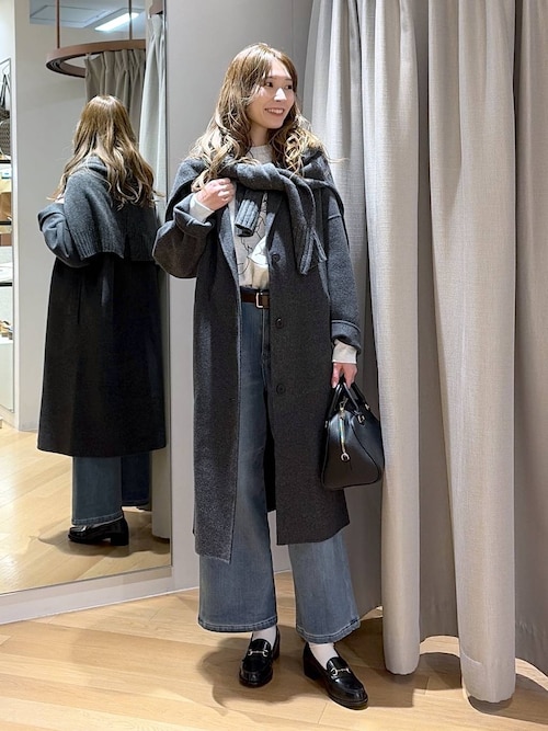 BARNYARDSTORM / 裏起毛ワイドデニムパンツ【WEB限定サイズL