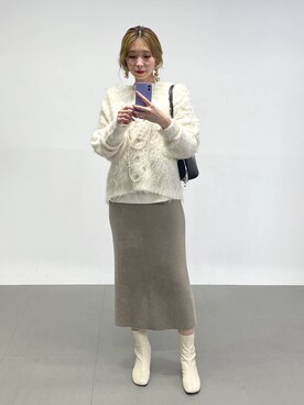 「アイテム（アクセサリー）」を使った、みかさん（レディース・174cm・30代）の秋コーディネート
