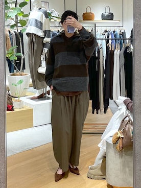 「アイテム（サングラス）」を使った、みかさん（レディース・174cm・30代）の秋コーディネート