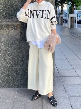 「アイテム（アクセサリー）」を使った、みかさん（レディース・174cm・30代）の秋コーディネート