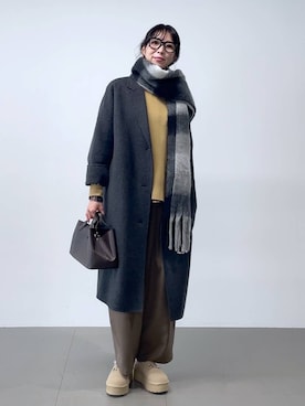 「アイテム（スラックス）」を使った、みかさん（レディース・174cm・30代）の秋コーディネート