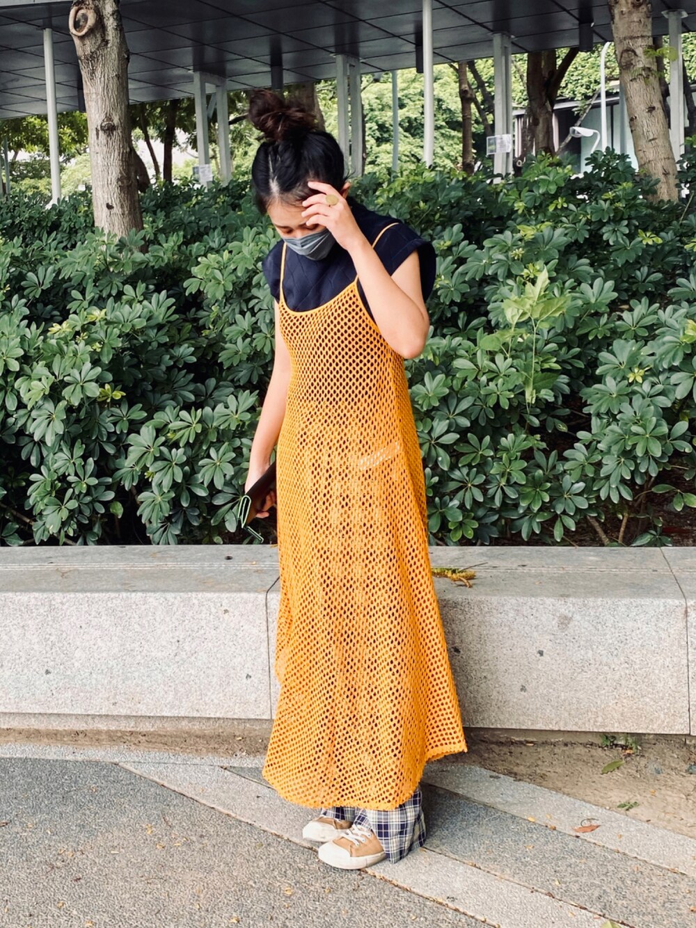 「ZARA、adidas originals」｜「adidasのアイテム（トップス、ブルー系）」を使った、menghanさん（レディース・158cm）の秋コーディネートの1枚目の写真