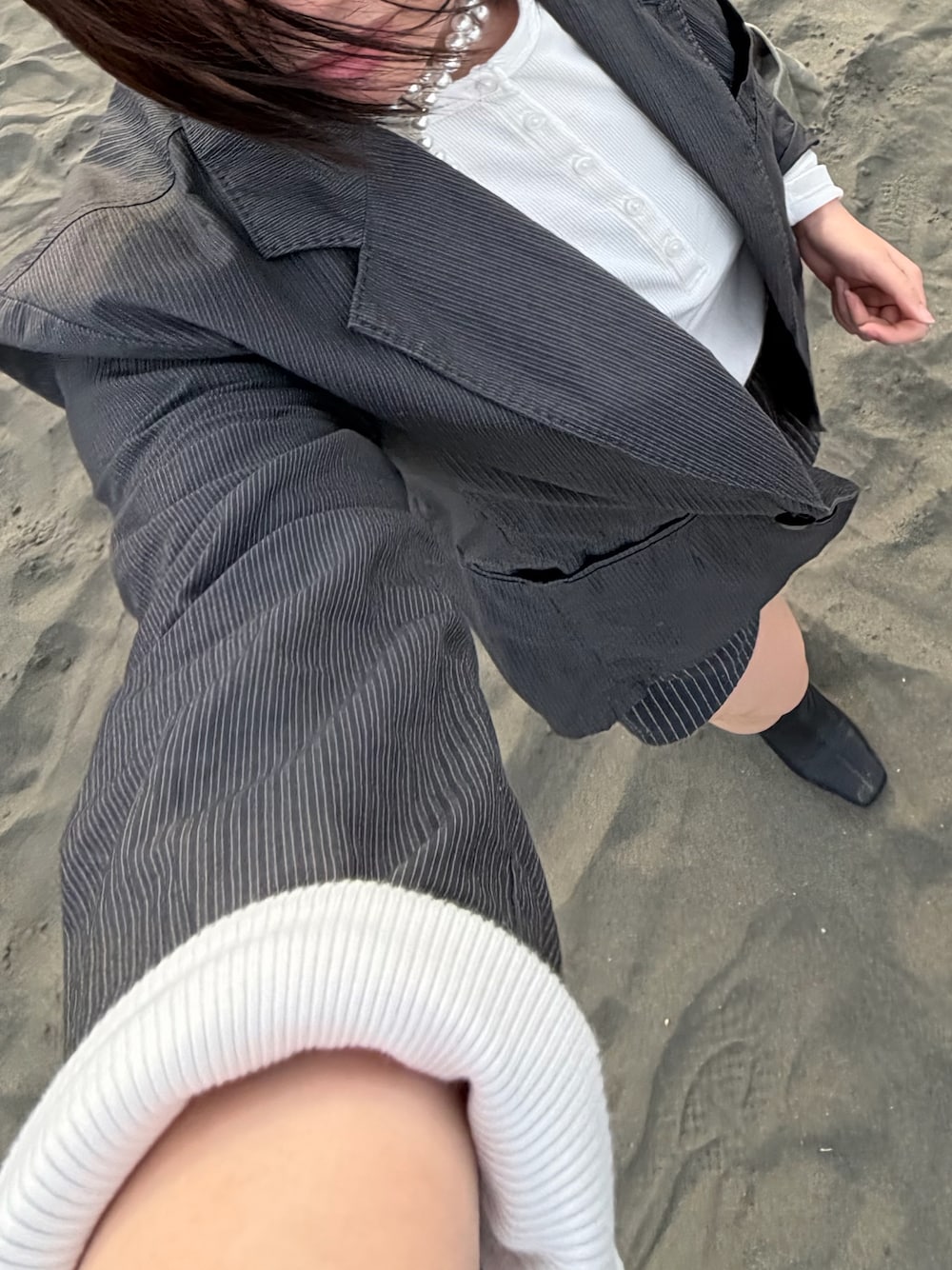 C.P. COMPANYのテーラードジャケットを使った人気ファッション